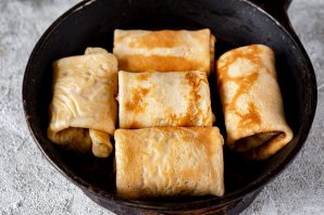 Блинчики с яблоками