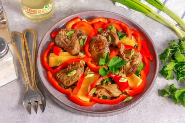 ПП салат с куриной печенью post thumbnail image