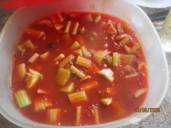 Рецепт: Маринованный сельдерей (с овощами) - как закуска