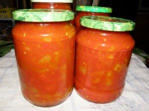 Лечо из кабачков 