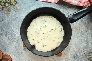 Блины с луком