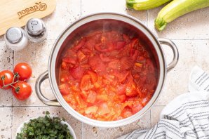 Кабачки с помидорами на зиму