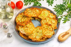 Картофельные драники с кабачками