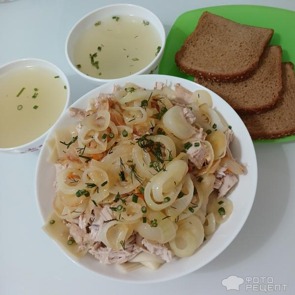 Рецепт: Бешбармак из курицы - Любимое татарское блюдо:)