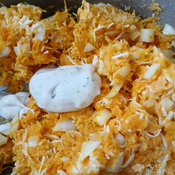 Рецепт: Запеченные кабачки с морковно-сырной начинкой-просто и вкусно! - С копчёным салом