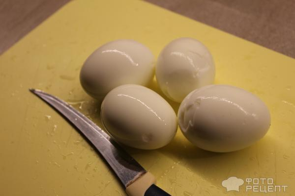 Рецепт: Салат с консервированной форелью - с огурцом и картофелем