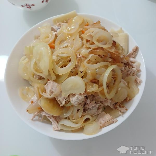 Рецепт: Бешбармак из курицы - Любимое татарское блюдо:)