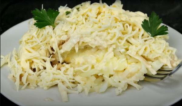 Салат без мяса и без рыбы, но удивил всех! Нежное, лёгкое блюдо с идеальным балансом вкусов