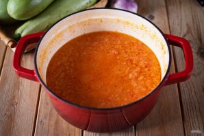 Икра кабачковая с помидорами