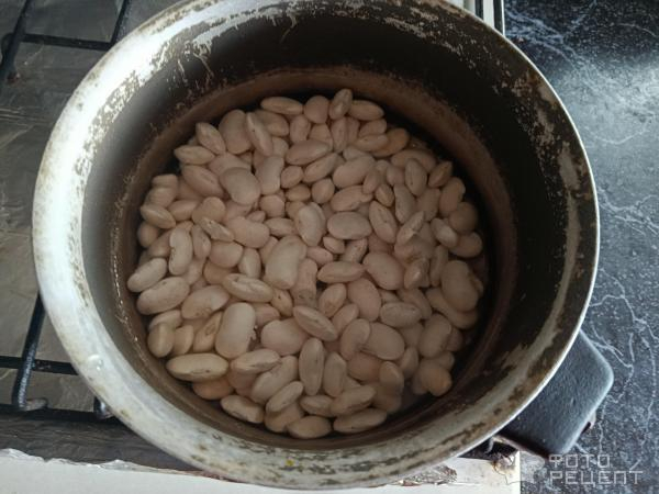 Рецепт: Гуляш мясной - со свининой и фасолью