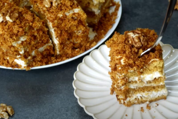 Упрощенный «Медовик» без раскатки коржей. Экспресс-рецепт: вкуснее, быстрее и проще в 10 раз!