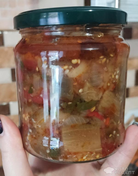 Рецепт: Икра баклажанная с красным перцем - Вкуснее этой баклажанной икры вы точно не пробовали!