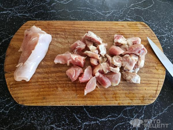 Рецепт: Гуляш мясной - со свининой и фасолью